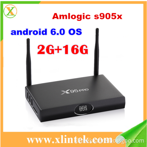 Agent price amlogic s905x android 6.0 tv box quad core japanese apk bluetooth tv box android 2gb ram
